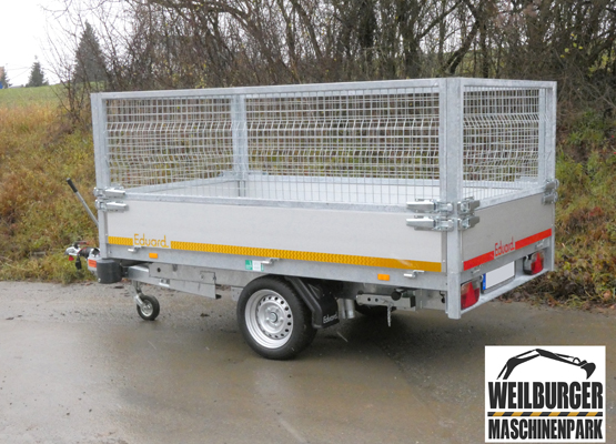 1,5 t Heckkipper Anhänger mieten - Eduard 2615